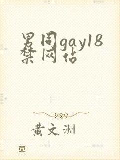 男同gay18禁网站