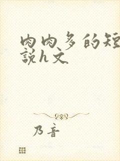 肉肉多的短篇小说h文封面