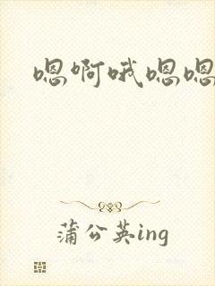 嗯啊哦嗯嗯啊封面