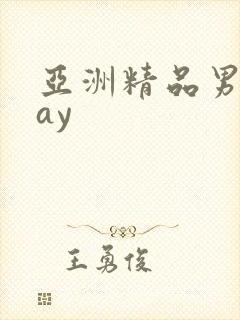 亚洲精品男同gay