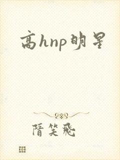 高hnp明星封面