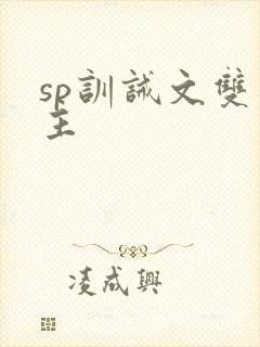 sp训诫文双男主封面