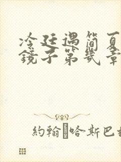 冷廷遇简夏对着镜子第几章