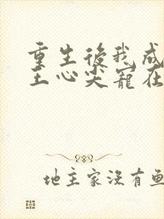 重生后我成了傻王心尖宠在线