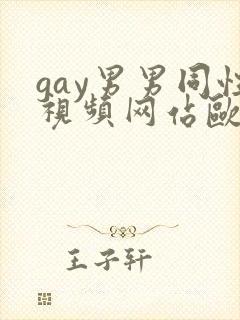 gay男男同性视频网站欧美