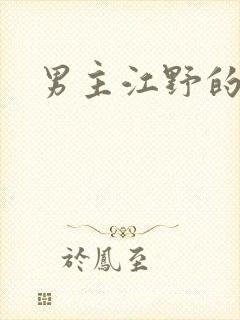 男主江野的小说