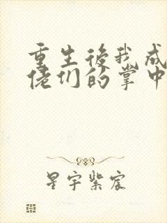 重生后我成了大佬们的掌中娇