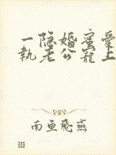 一隐婚蜜爱:偏执老公宠上瘾