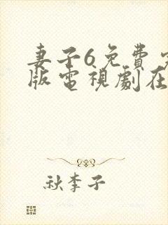 妻子6免费完整版电视剧在线看封面