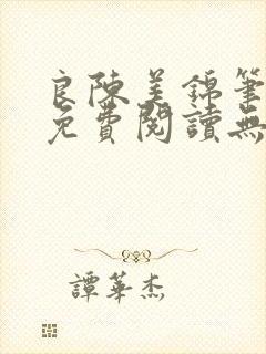 良陈美锦笔趣阁免费阅读无弹窗封面