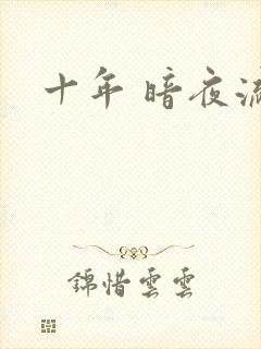 十年 暗夜流光