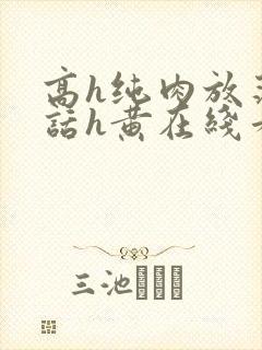 高h纯肉放荡脏话h黄在线看