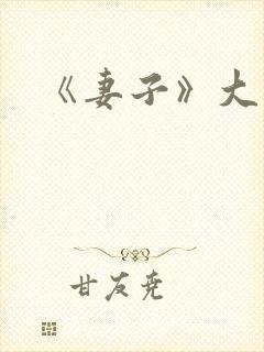 《妻子》大结局封面