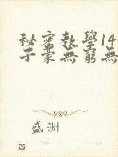 秘密教学143子豪无穷无尽封面