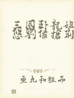 三国卧龙姐夫忽悠刘备抢荆州笔趣阁