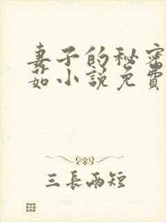 妻子的秘密林雅茹小说免费阅读封面