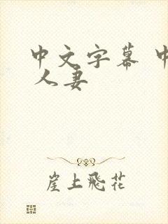 中文字幕 中出 人妻