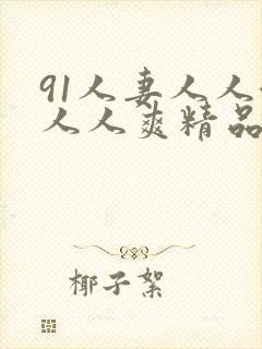 91人妻人人澡人人爽精品