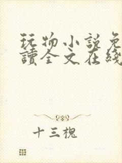 玩物小说免费阅读全文在线阅笔趣阁无弹窗