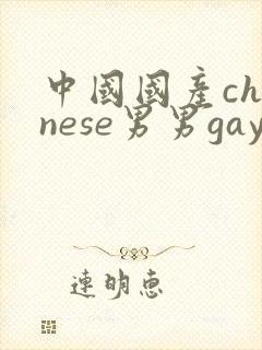 中国国产chinese男男gay gay网站