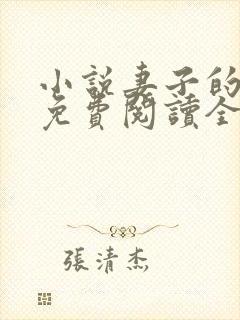 小说妻子的秘密免费阅读全文