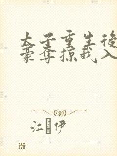 太子重生后强娶豪夺掠我入东宫免费阅读封面