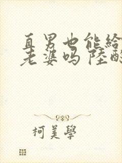 直男也能给人当老婆吗 陆酌言 小说封面