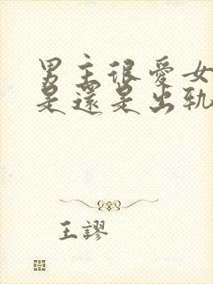 男主很爱女主但是还是出轨了的小说封面