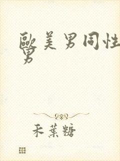 欧美男同性恋操男