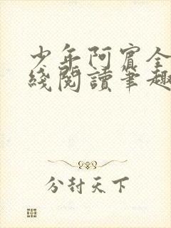 少年阿宾全文在线阅读笔趣阁