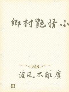 乡村艳情小说封面