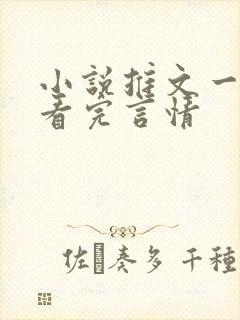 小说推文一口气看完言情