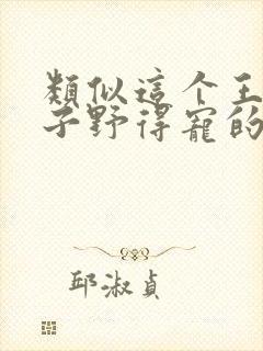 类似这个王妃路子野得宠的小说