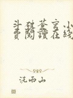 斗破苍穹小说免费阅读在线阅读封面