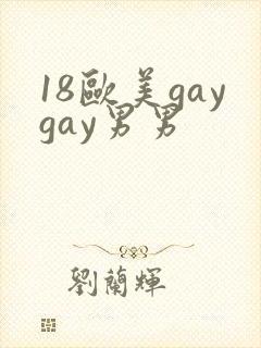 18欧美gaygay男男封面