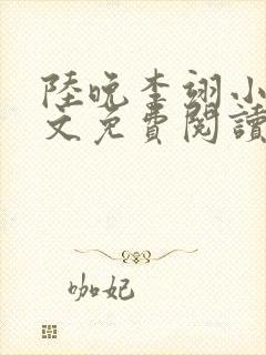 陆晚李翊小说全文免费阅读无弹窗