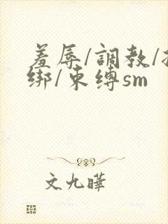 羞辱/调教/捆绑/束缚sm封面