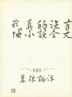 我真的没有引诱他小说全文免费阅读笔趣阁