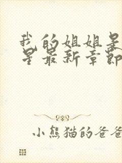 我的姐姐是大明星最新章节免费阅读