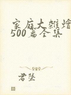 家庭大杂烩小说500篇全集