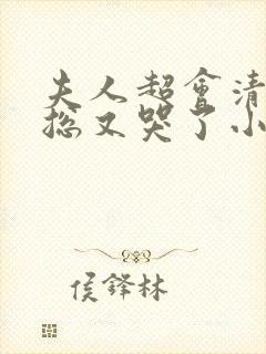 夫人超会清冷傅总又哭了小说封面