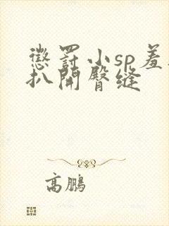 惩罚小sp羞耻扒开臀缝