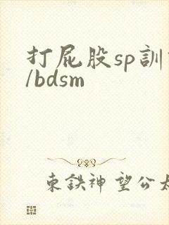 打屁股sp训诫/bdsm封面