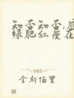 知否知否,应是绿肥红瘦在线观看