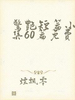 惊艳短篇小说合集60篇免费