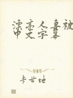 漂亮人妻被公强中文字幕封面