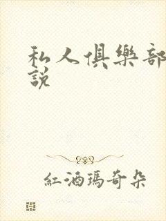 私人俱乐部 小说