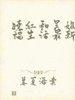 晓红和吴姐的幸福生活最新章节更新