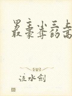 男主小三上位强取豪夺的高干文