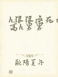 h狠狠操死你h高h男男封面